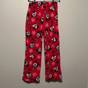 Mickey and Minnie Mouse Fleece Pajama Pants